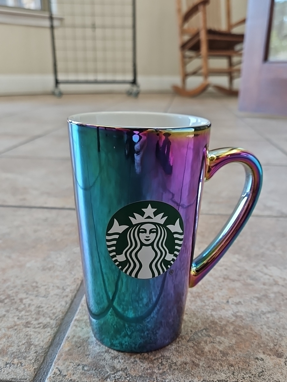 Starbucks Iridescent Rainbow Logo Mug